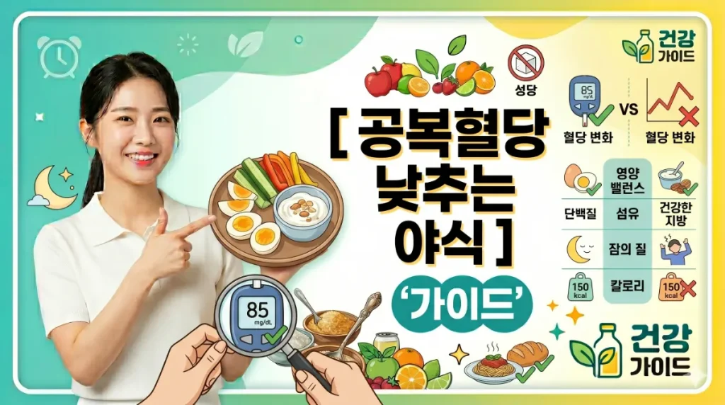 공복혈당 낮추는 야식 밤마다 찾아오는 배고픔 극복하는 의외의 조합 Top 3