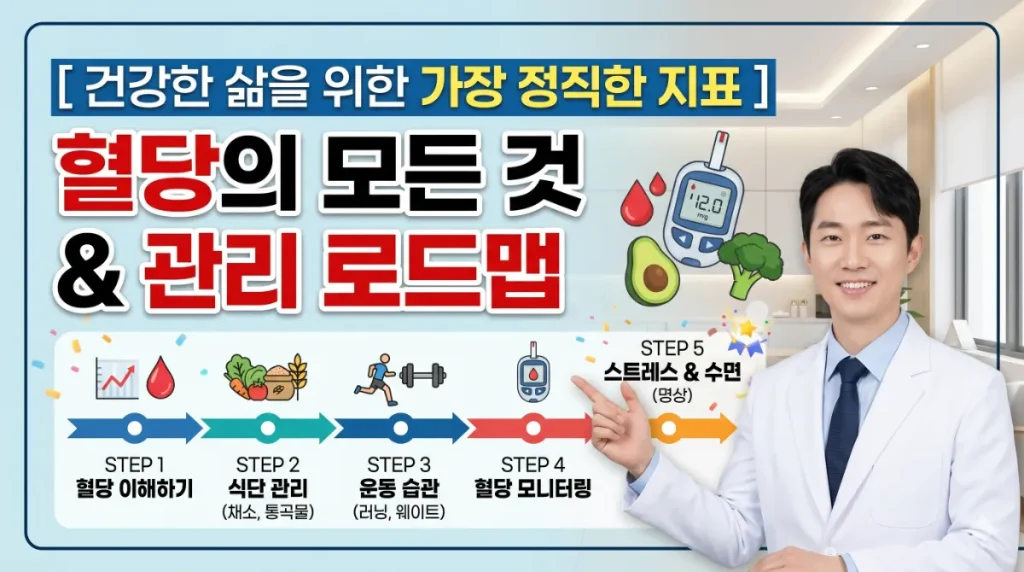 건강한 삶을 위한 가장 정직한 지표 혈당의 모든 것과 관리 로드맵